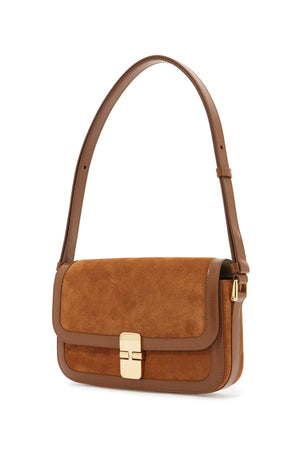 A.P.C. Grace Mini Suede Handbag