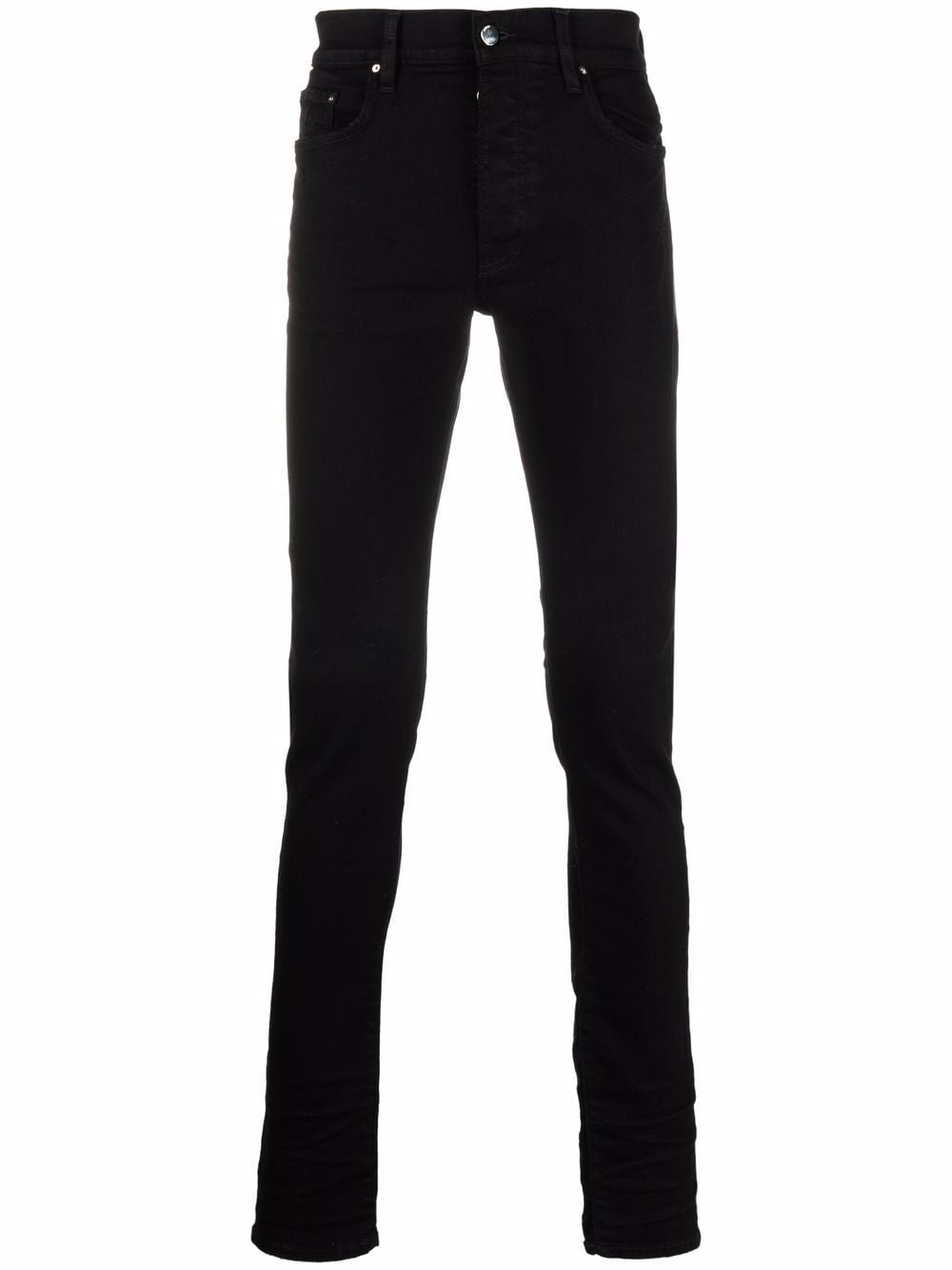 AMIRI Black Ripped Skinny Jeans for Men - SS24 Collection