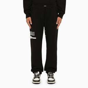 AMIRI Men's Black Cotton Jogging Trousers for FW23