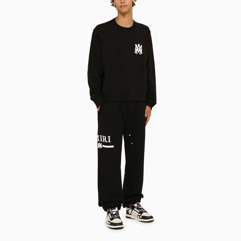 AMIRI Men's Black Cotton Jogging Trousers for FW23