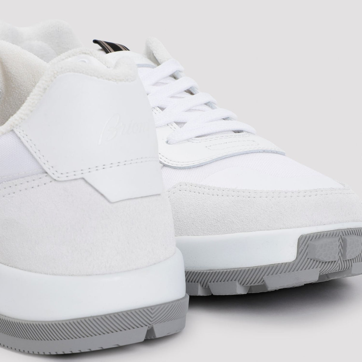 BRIONI Urban Luxe White Trainers