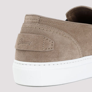 BRIONI Men's Slip On Sneaker - Nude & Neutrals, SS24