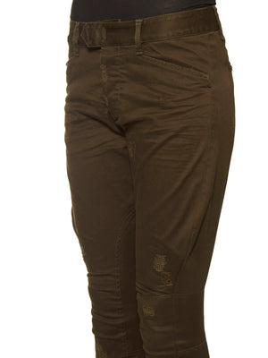 DSQUARED2 Green Cargo Cotton Trousers for Women