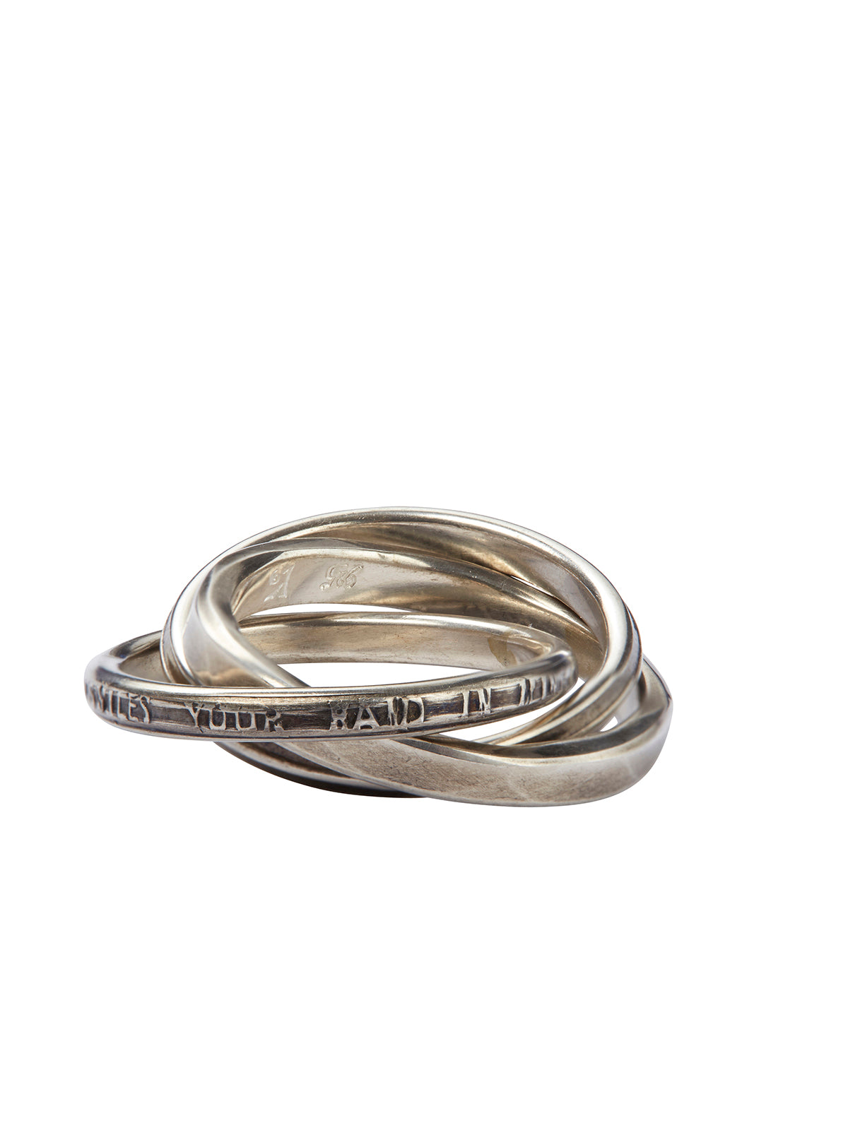 WERKSTATT:MUNCHEN Silver Ring Set for Men with 100% Argento 925 - CARRYOVER (2024 Season)