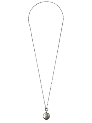 WERKSTATT:MUNCHEN Stylish Silver Necklace with Pendant for Men