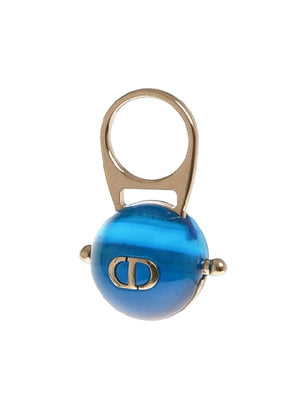 DIOR Chic and Bold SS22 Gold and Blue Ring - Women's Fashion Accessory