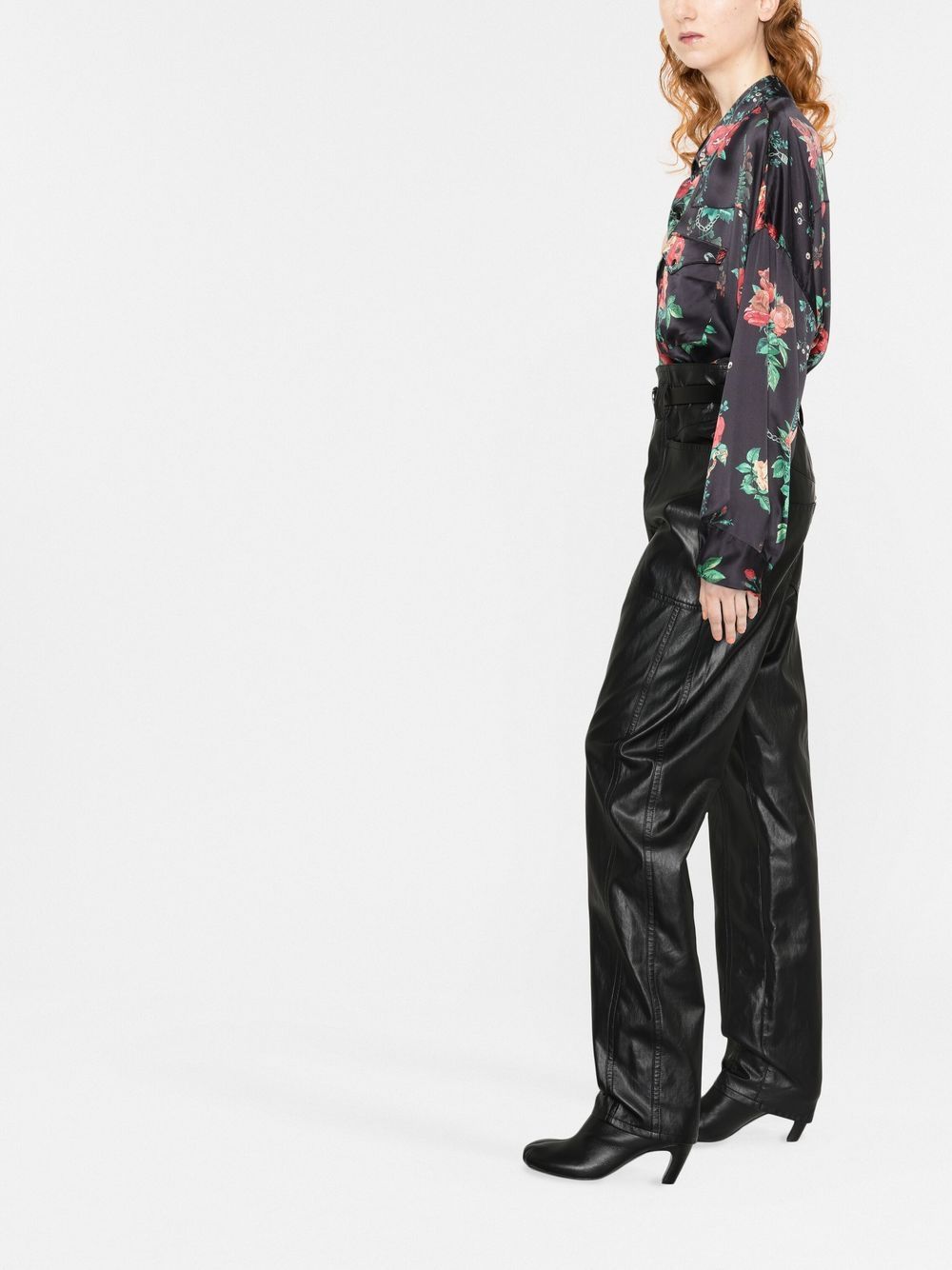 R13 Moody Florals: Women's Useless Treasures Silk Shirt