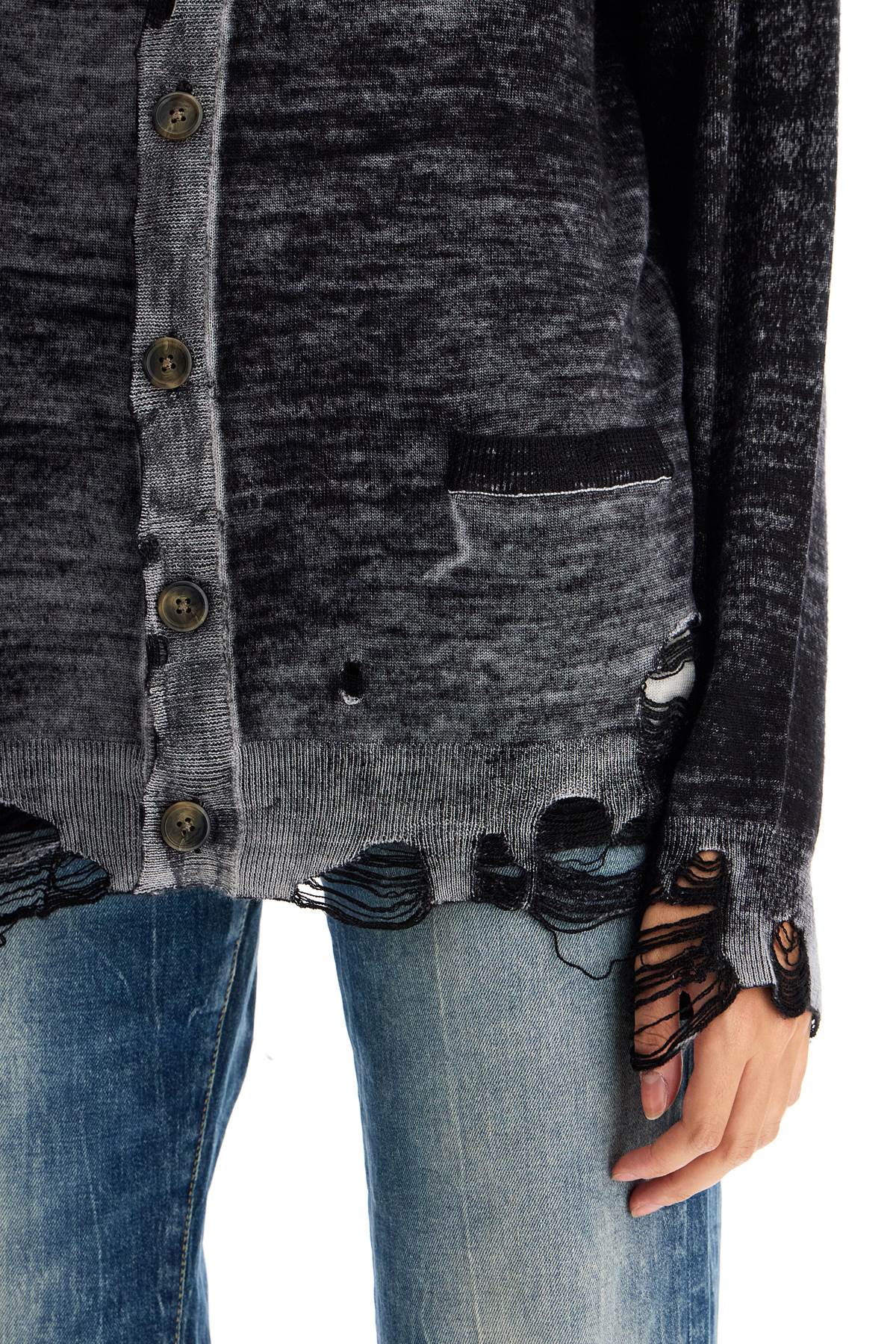 R13 Distressed Detail Cardigan XS