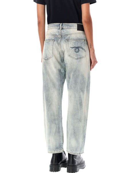 R13 Crossover Jeans for Women - Relaxed Fit