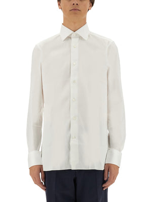 ZEGNA Modern Stretch Cotton Shirt - Size 39