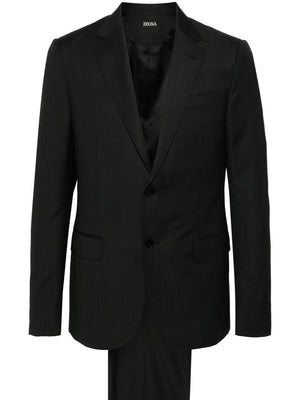 ZEGNA Pure Wool Suit for Men - Classic Fit