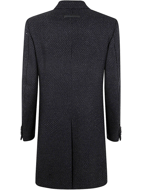 ZEGNA Men's Wool and Cashmere Overcoat - FW24 Collection