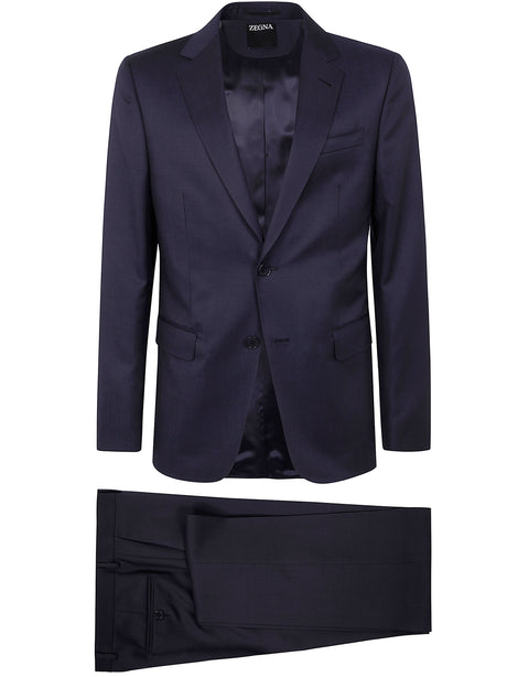 ZEGNA Pure Wool Suit for Men - SS25 Collection