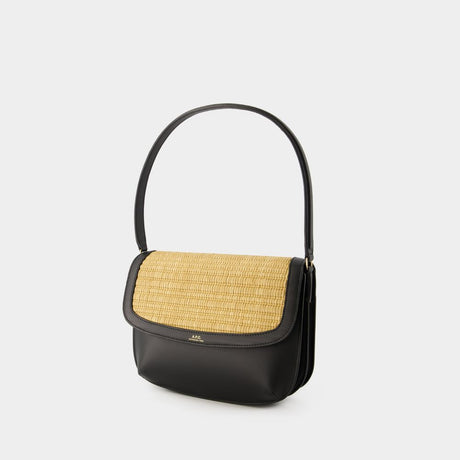 A.P.C. Stylish Black Shoulder Handbag for Women in SS24