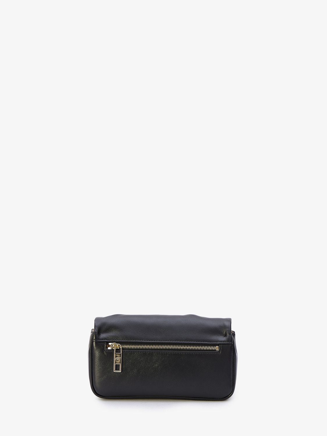 Black Calf Leather Clutch for Women - SS24 Collection