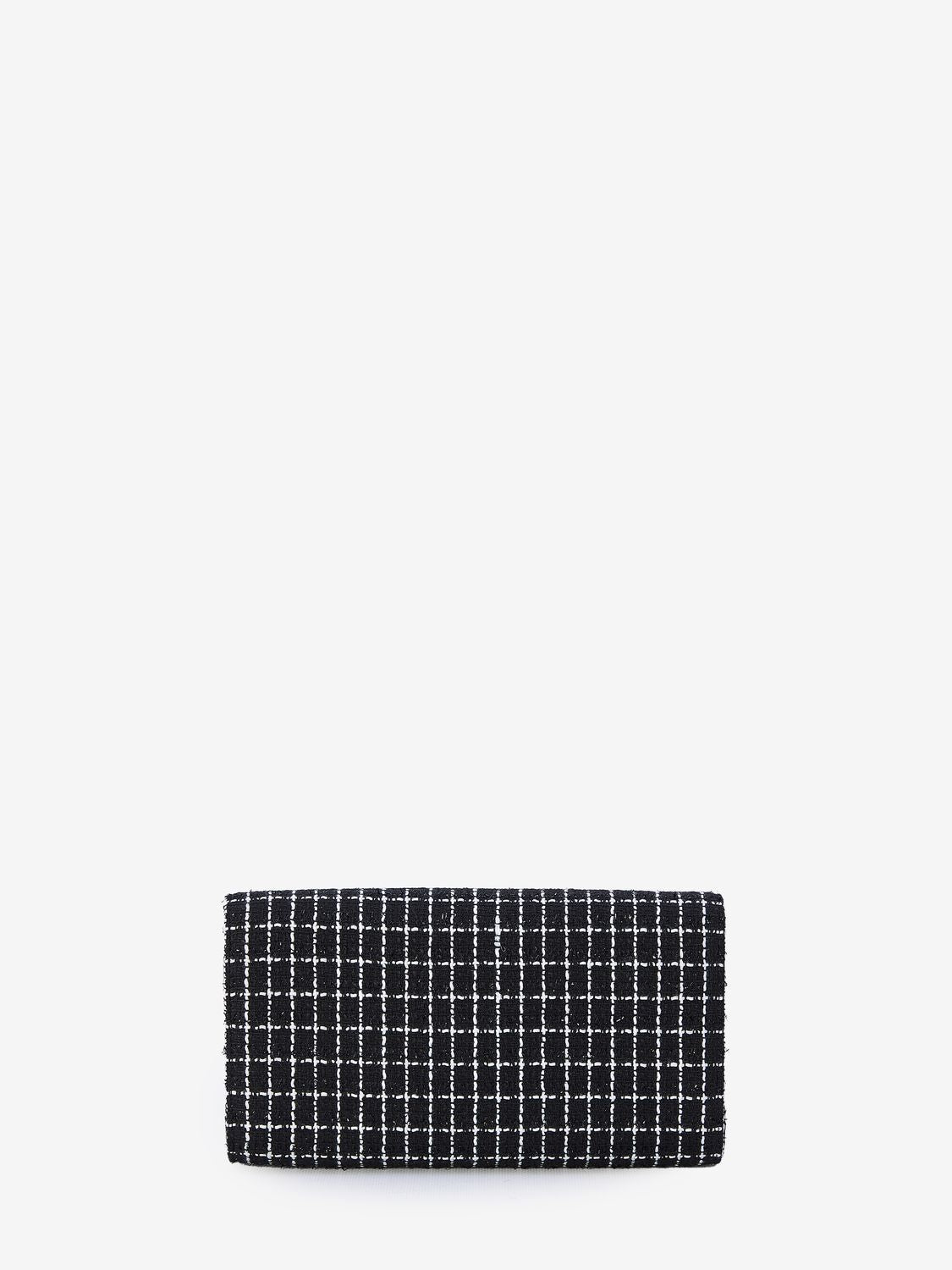 ROGER VIVIER Blossom Mini Tweed Clutch with Crystal Buckle 24x13x3.5cm