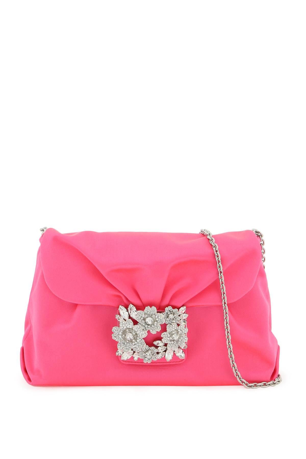 ROGER VIVIER Mini Satin Draped Handbag