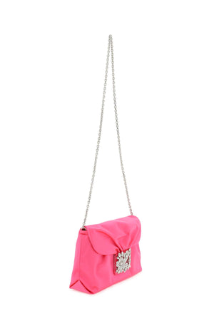 ROGER VIVIER Mini Satin Draped Handbag