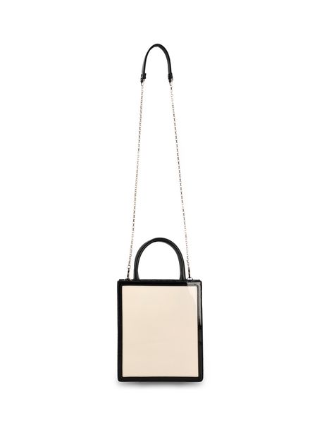 Mini túi xách hai màu PVC và da bóng cho phái nữ - Bộ sưu tập mùa Thu/Đông 2024