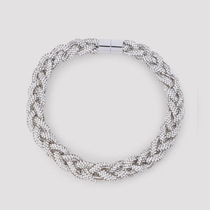 ISABEL MARANT Elegant Crew Neck Silver Necklace