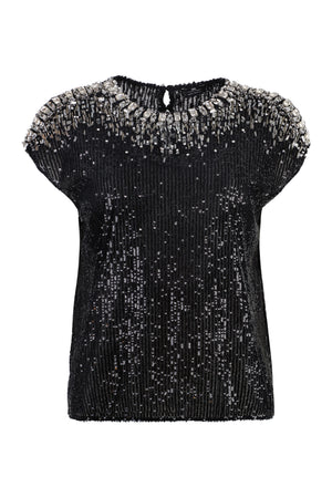 Áo Blouse Sequins Lưng Mở Dành Cho Nữ