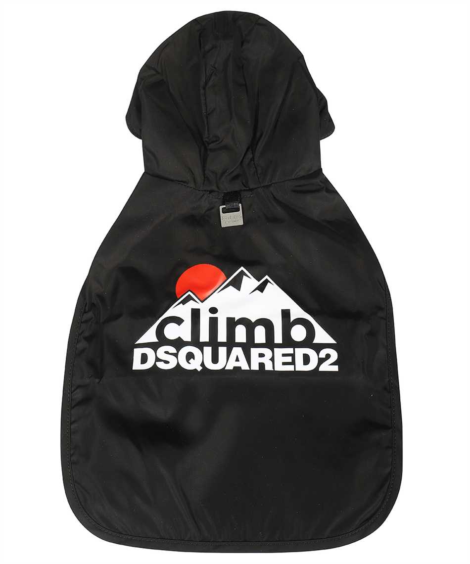 DSQUARED2 Classic Black Raincoat for FW22 Season