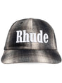 RHUDE Logo Flannel 6-Panel Hat