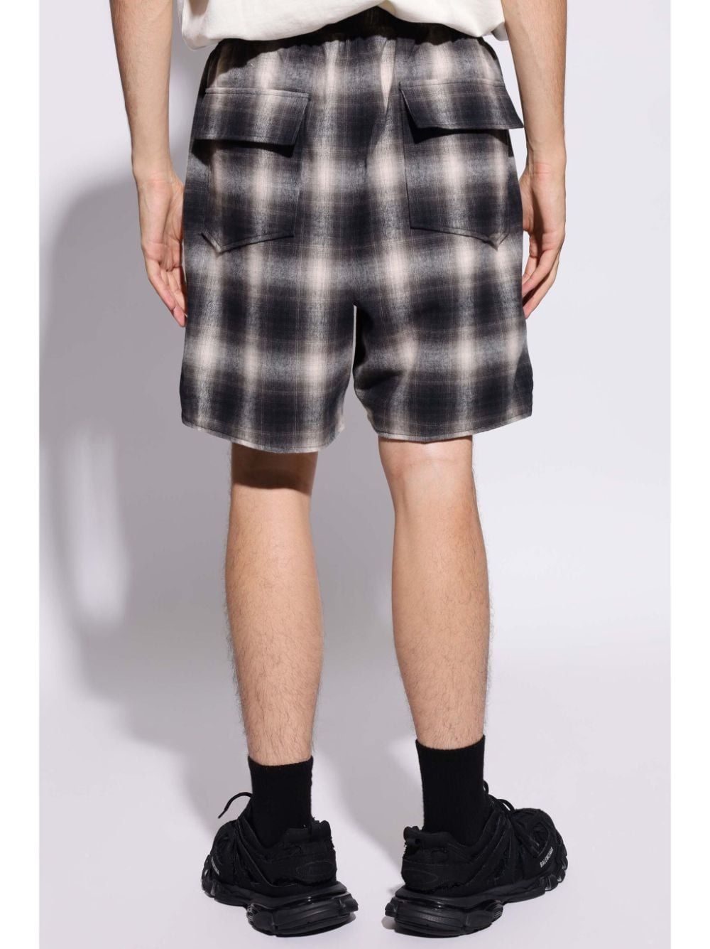 RHUDE Plaid Logo Short Pants for Men