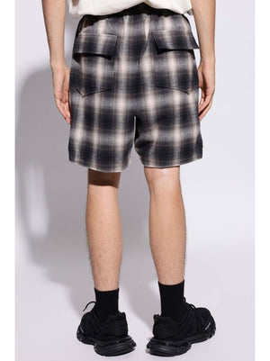 RHUDE Plaid Logo Short Pants for Men