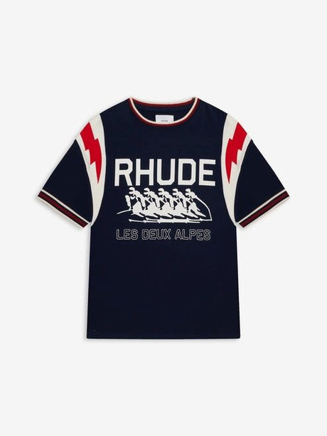 RHUDE Men's Lighting Ringer Tee