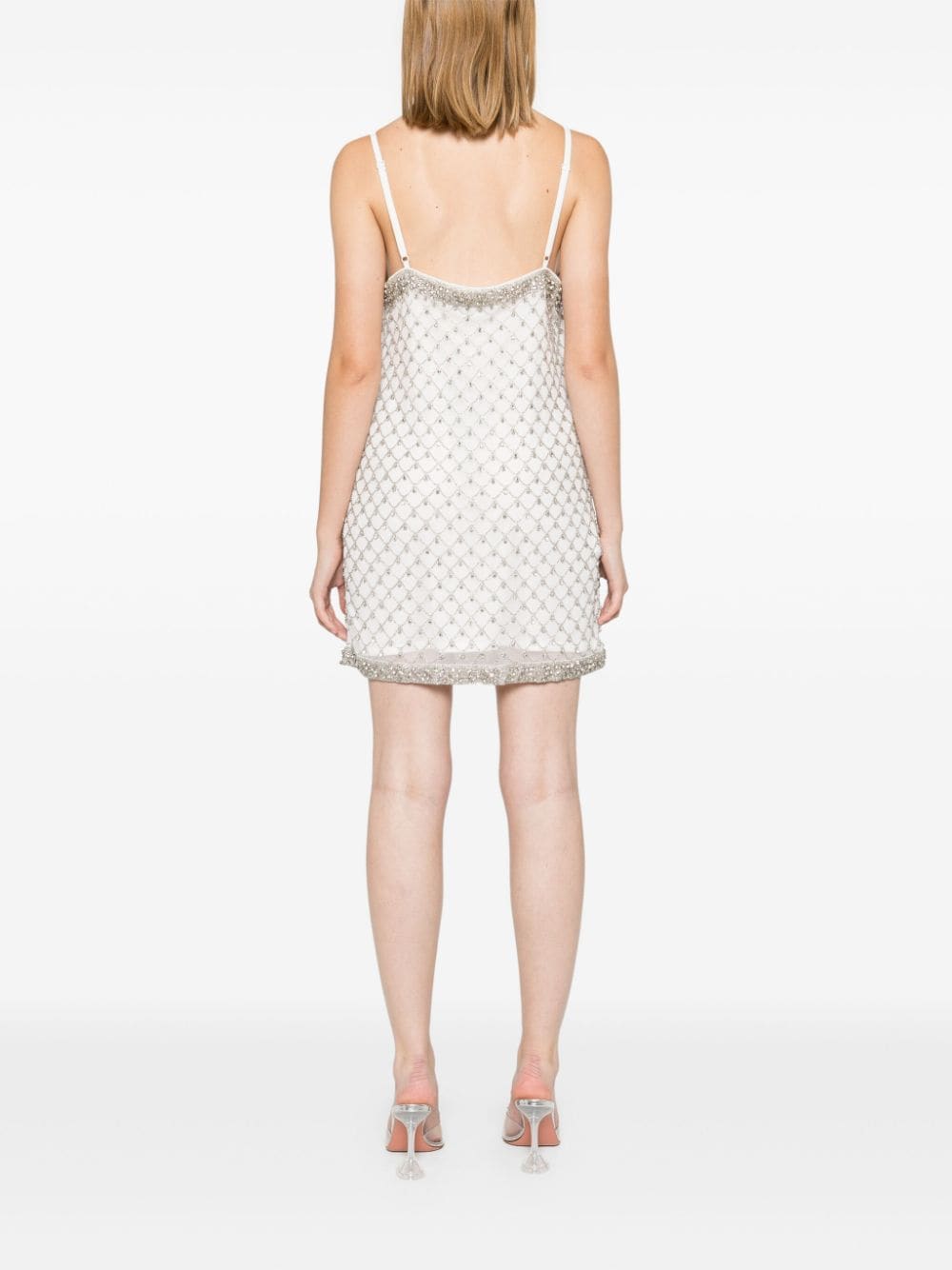 PINKO Crystal-Embellished Thigh-Length Dress