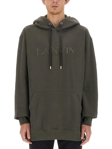 LANVIN Men's Oversized Sweatshirt - Size L