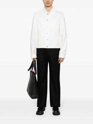 LANVIN Men's White Regular Jacket for SS24