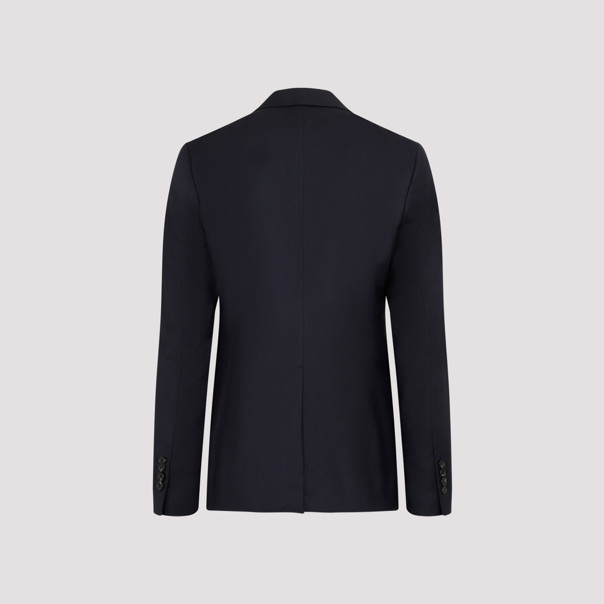 LANVIN Men's Blue Wool Single Breasted Jacket for FW23