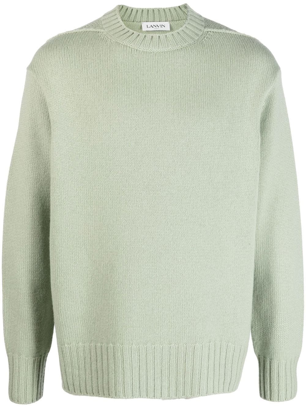 LANVIN Luxury Green Kaschmir Pullover for Men - SS23 Collection