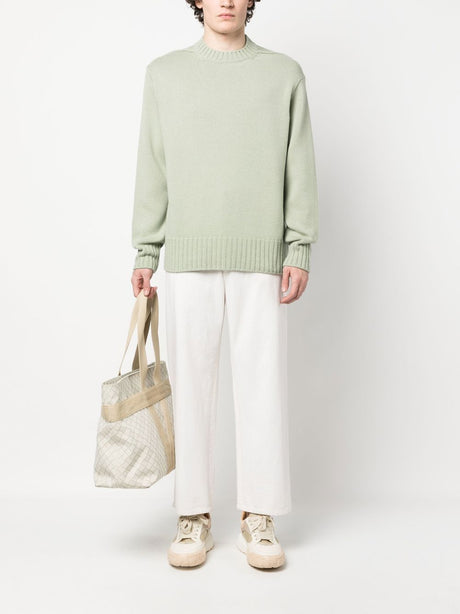 LANVIN Luxury Green Kaschmir Pullover for Men - SS23 Collection