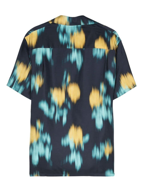 LANVIN Luxurious Printed Bowling Shirt for Men - SS24 Collection