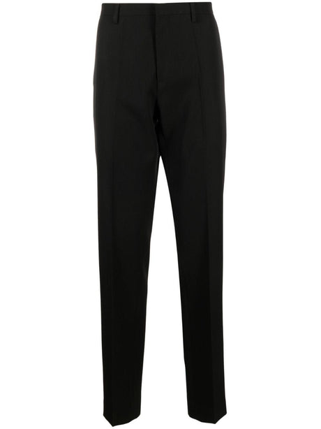 LANVIN Men's Black Wool Pants for SS23 Season