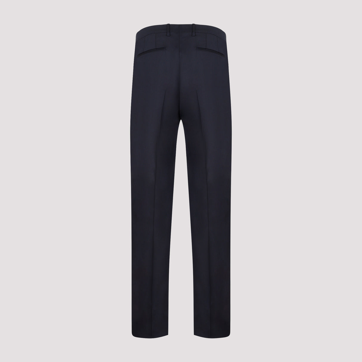LANVIN Classic Blue Wool Pants for Men | SS23 Collection