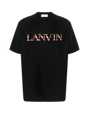 LANVIN Classic Curb Logo T-Shirt - Short Sleeve