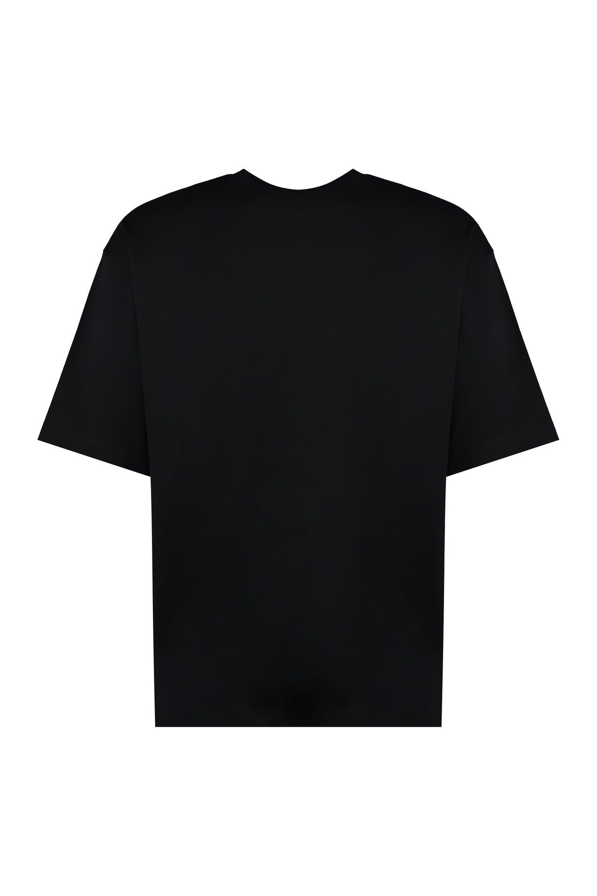 LANVIN Men's Black Logo Cotton T-Shirt