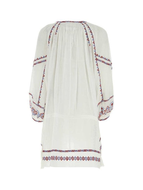 فستان قطني أبيض - مجموعة صيف 23