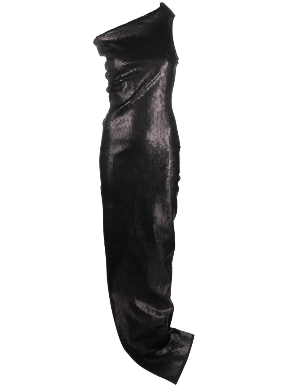 RICK OWENS 23FW Women's Black Mid Skirt