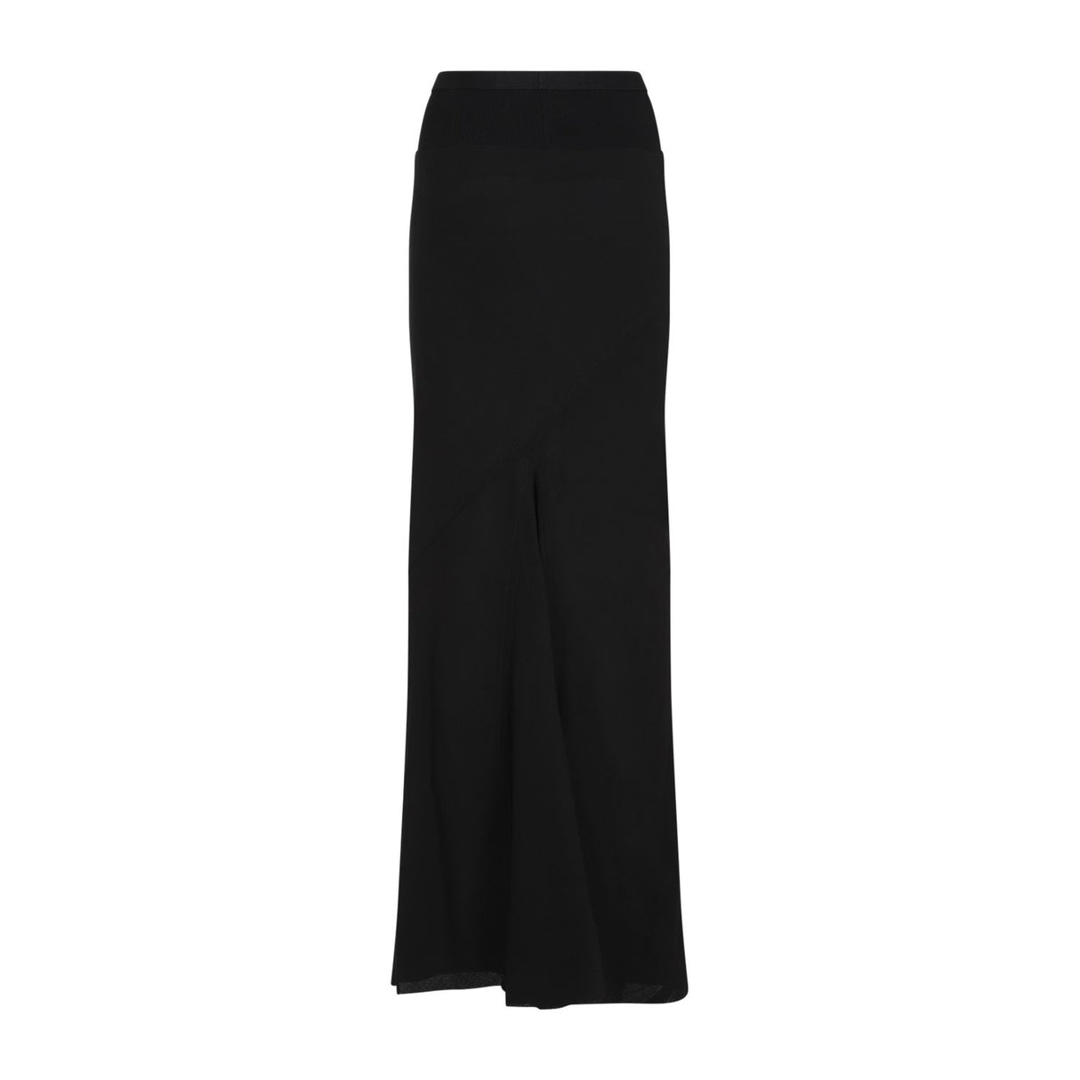 RICK OWENS Flared Long Skirt for Women - Elegant Wool Blend