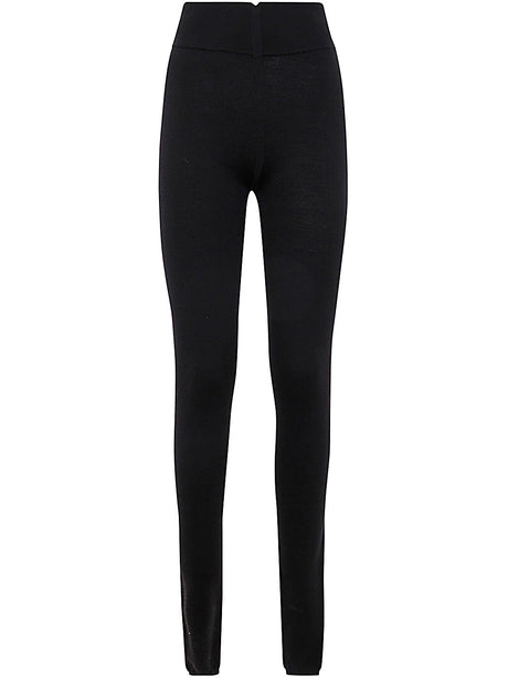 RICK OWENS Wool Knit Leggings