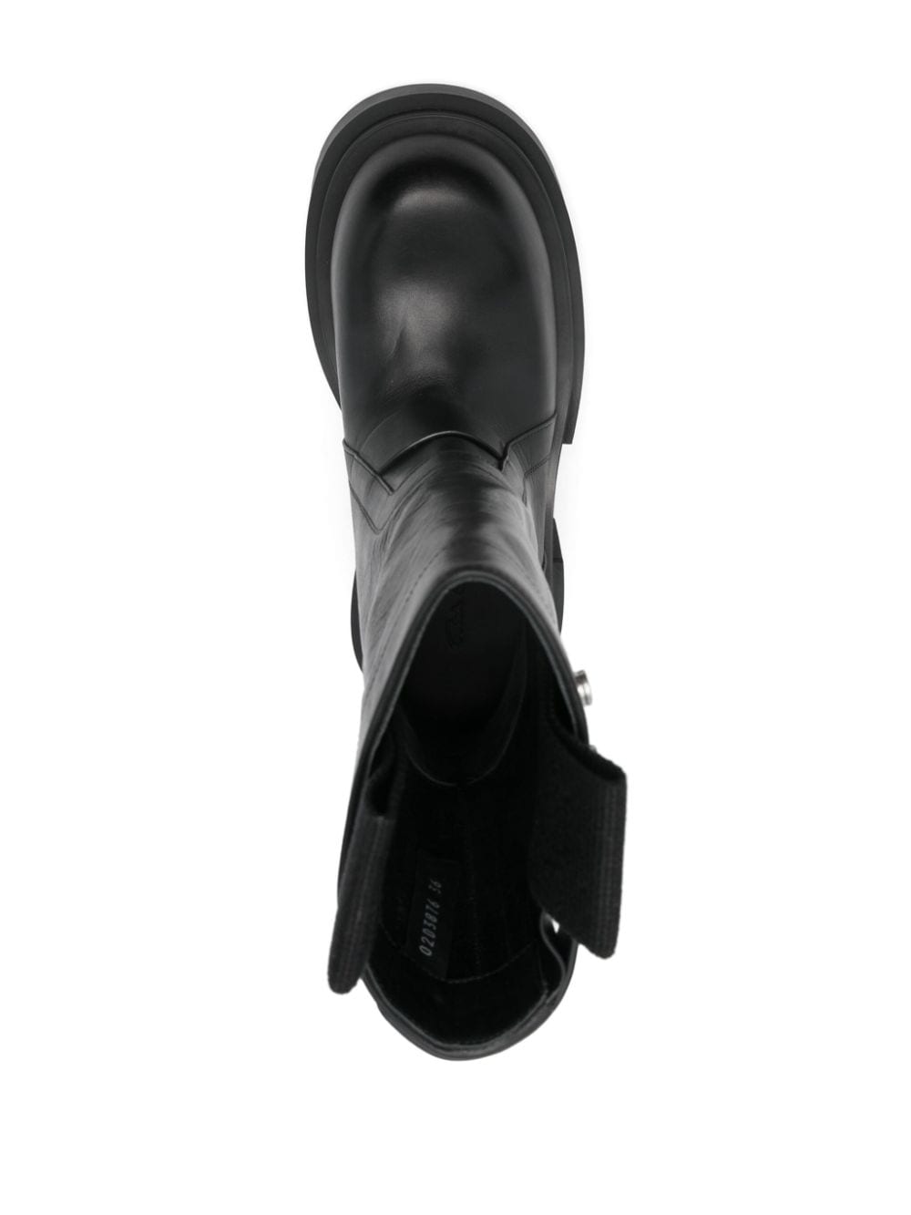 RICK OWENS Sleek Leather Ankle Boots for Women