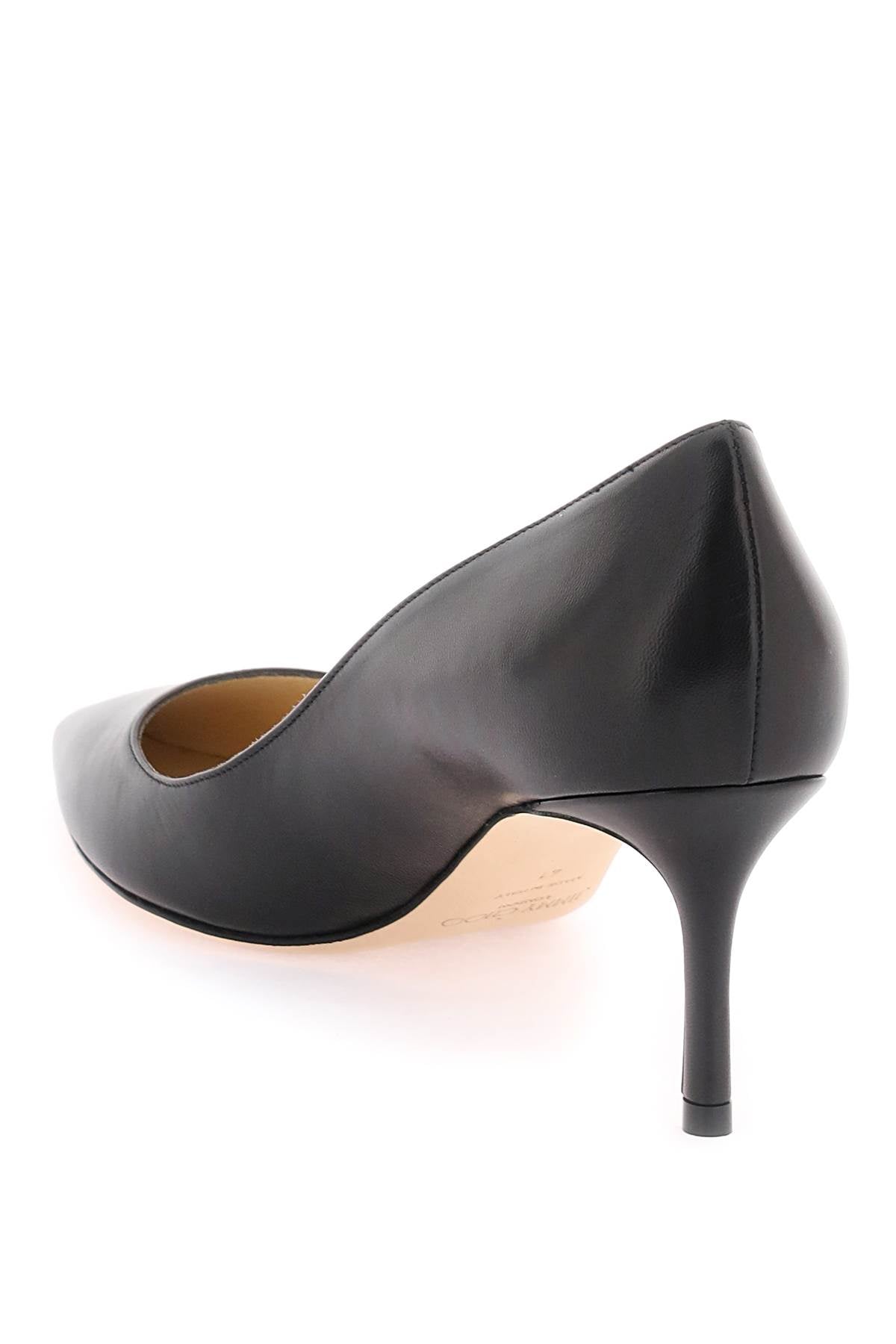 Elegant Black Leather Pumps for Women by JIMMY CHOO