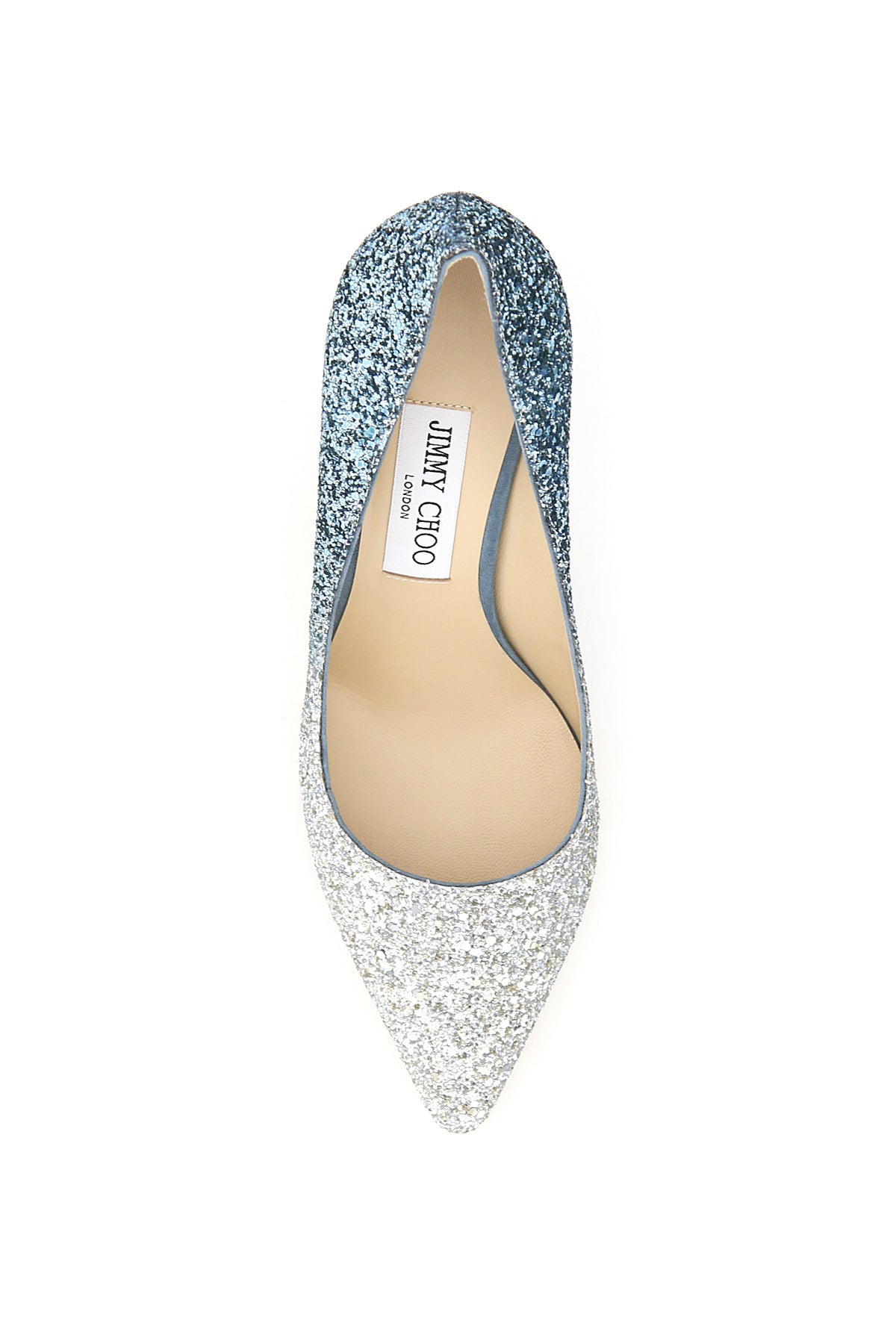 JIMMY CHOO Shaded Glitter Romy Pumps with Suede Trims in Mixed Colours for Women