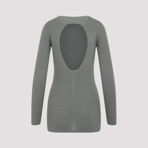 RICK OWENS Green Cashmere Sweater for Women - High Quality Knitwear for SS23