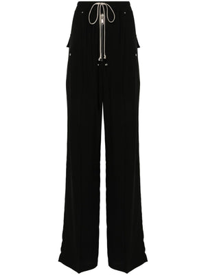 RICK OWENS New 24SS Black Training Pants for Women